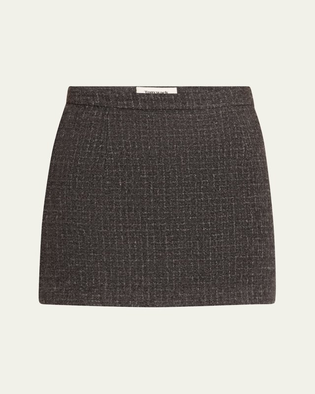 Tweed Mini Skirt